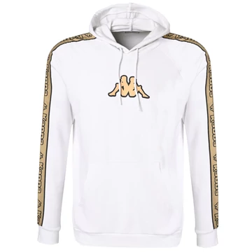 KAPPA Base Berlanga Kapucnis Pulóver fehér