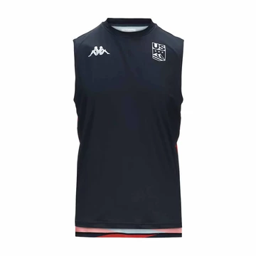 KAPPA Drideg US Férfi felső sötét tengerészkék/piros