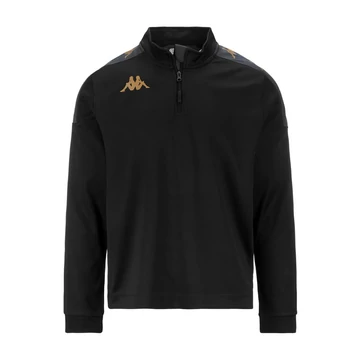 KAPPA GASSOLO Pulóver fekete/sötétszürke