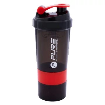 PURE 2 IMPROVE Shaker 500ML fekete/piros