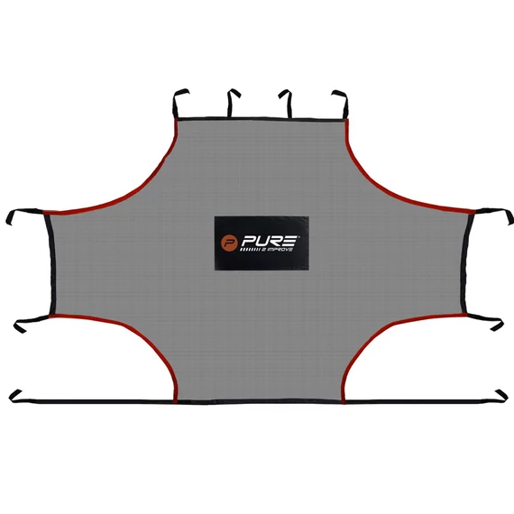 PURE 2 IMPROVE Célzóháló Focikapuhoz 275x185 cm fekete/piros