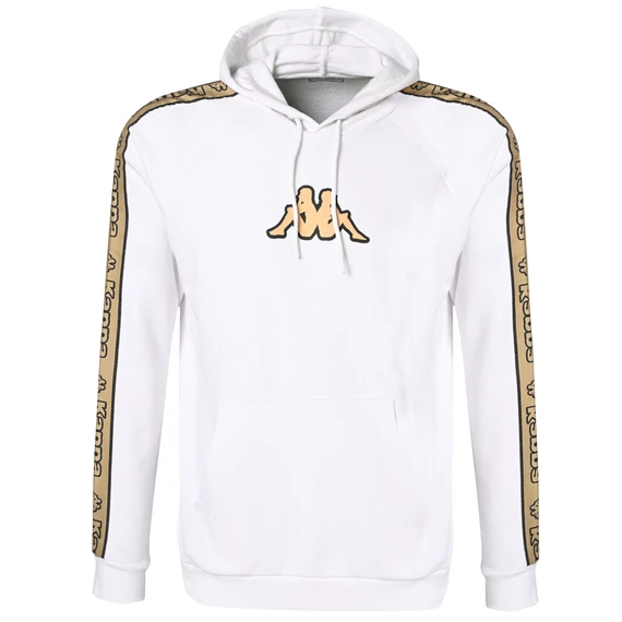 KAPPA Base Berlanga Kapucnis Pulóver fehér