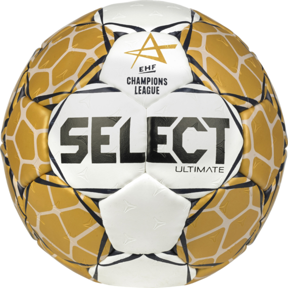Select Ultimate Bajnokok Ligája V23 Kézilabda fehér/arany