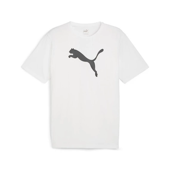 PUMA TeamRISE Logo Férfi Pamut Póló Fehér