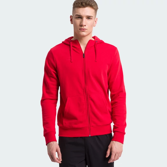 ERIMA Kapucnis Pulóver, Cipzáros piros