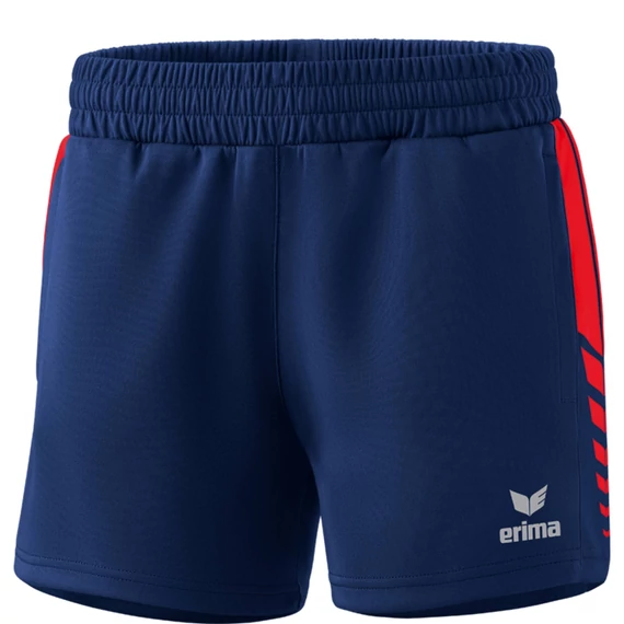 ERIMA Six Wings Worker Női Rövidnadrág sötétkék/piros