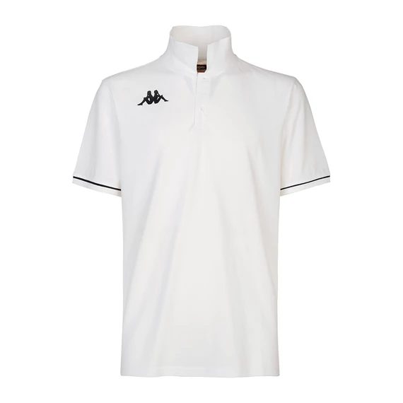 KAPPA BARLI Galléros Póló fehér/fekete