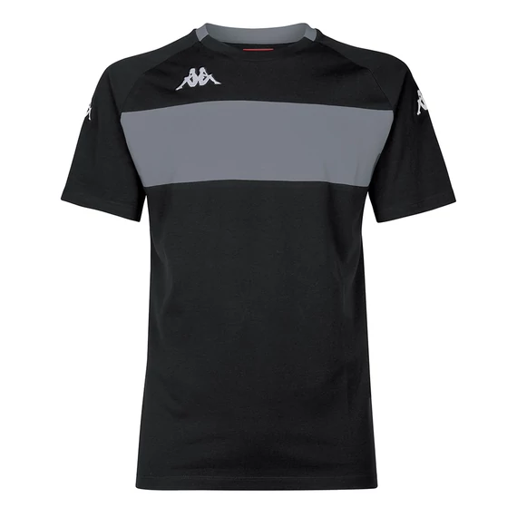 KAPPA Póló DIAGO fekete/szürke