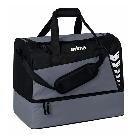 ERIMA Six Wings Sportsbag Sporttáska Alsó Rekesszel sötétszürke/fekete