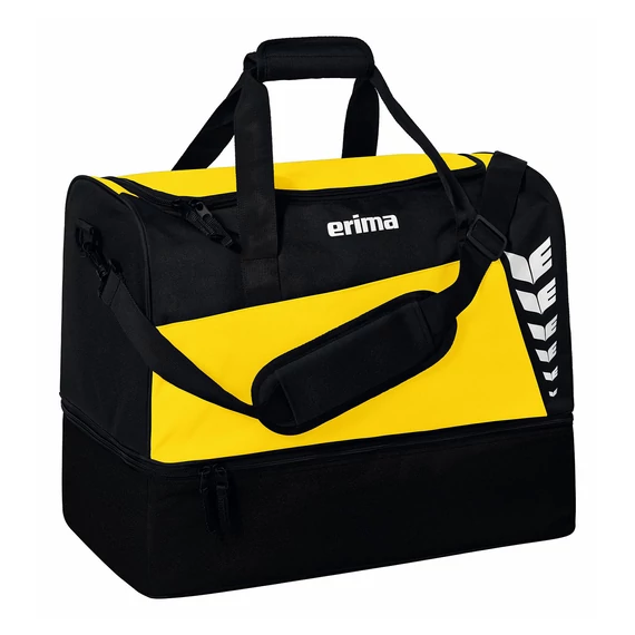 ERIMA Six Wings Sportsbag Sporttáska Alsó Rekesszel sárga/fekete
