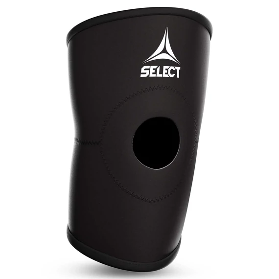 SELECT Térdvédő Patella Lyukkal fekete/zöld