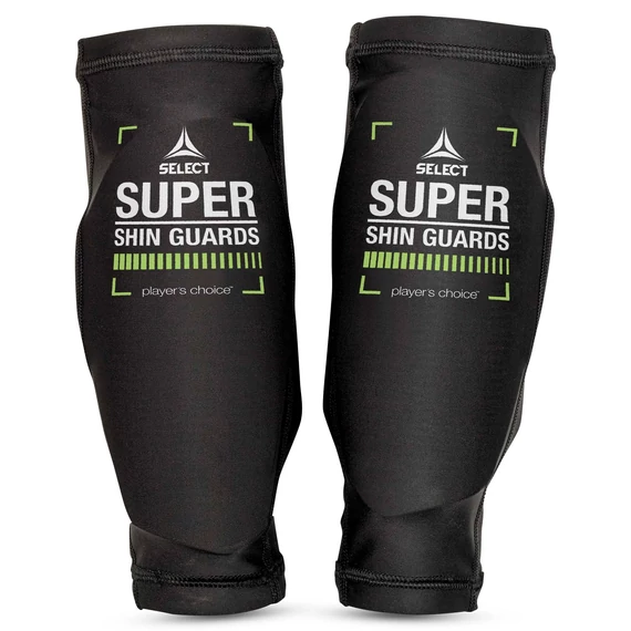 SELECT Super Sípcsontvédő V25 fekete/zöld