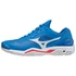 Kép 1/2 - MIZUNO WAVE STEALTH V Teremcipő  French Blue / White / Ignition Red