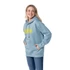 Kép 4/6 - ERIMA RETRO SPORTSFASHION Kapucnis Pulóver smoke kék/kék