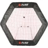 Kép 2/2 - PURE 2 IMPROVE Hexagon Visszapattanó Háló 140 x 125 cm fekete/piros