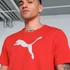 Kép 5/7 - PUMA TeamRISE Logo Férfi Pamut Póló Piros