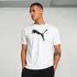 Kép 3/6 - PUMA TeamRISE Logo Férfi Pamut Póló Fehér