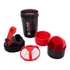 Kép 3/3 - PURE 2 IMPROVE Shaker 500ML fekete/piros