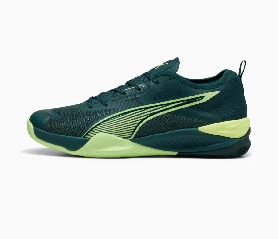 PUMA Eliminate NITRO 4 Kézilabda Teremcipő Terrain-Fizz Zöld