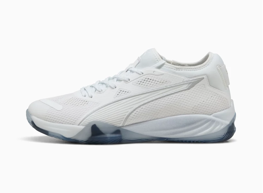 PUMA Eliminate NITRO SQD 4 Kézilabda Teremcipő Fehér-ezüst