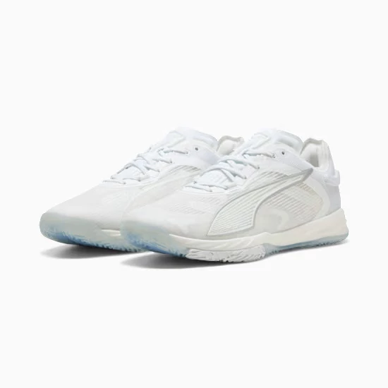 PUMA Accelerate NITRO SQD 4 Kézilabda Teremcipő Fehér