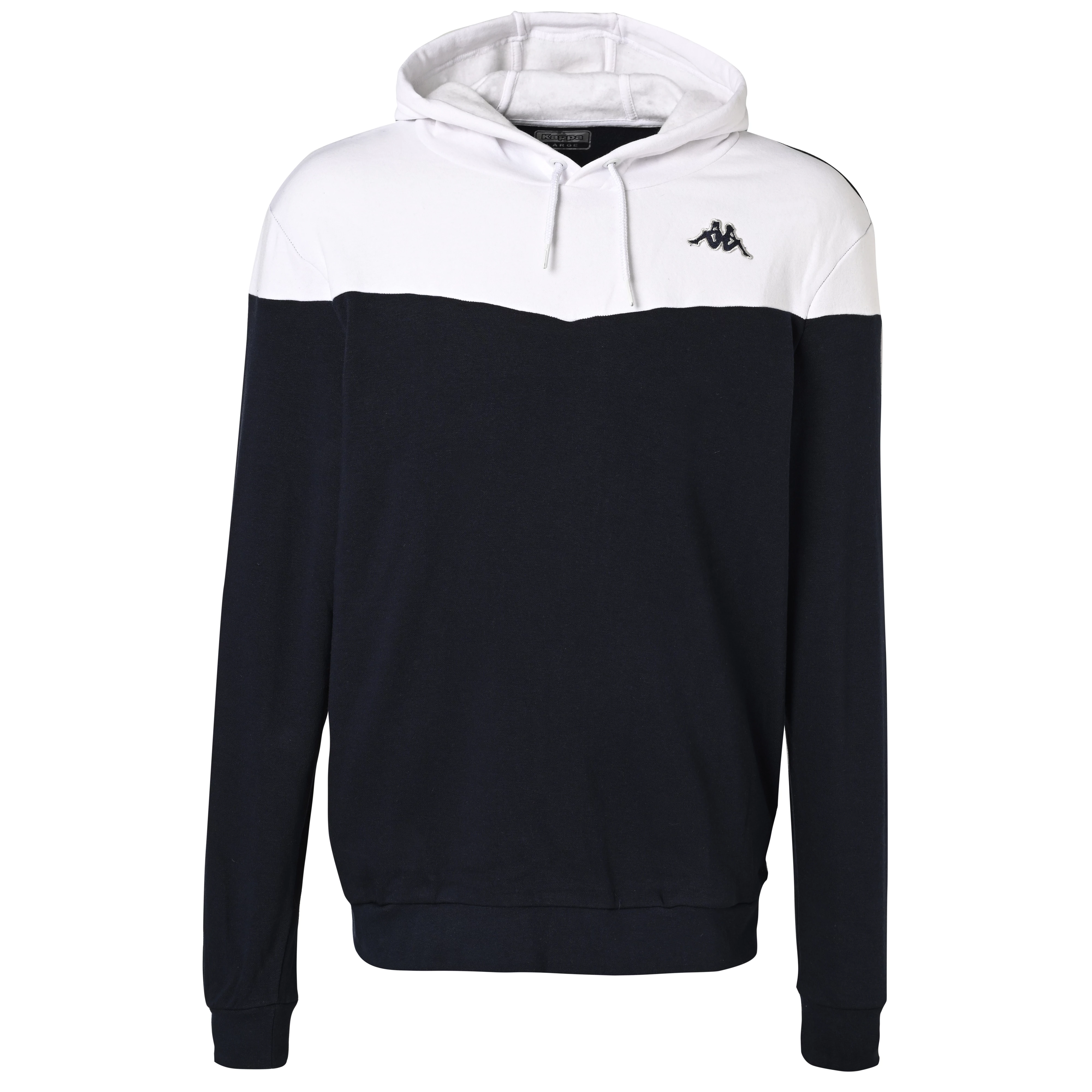 KAPPA Elaxum Kapucnis Pulóver kék/fehér