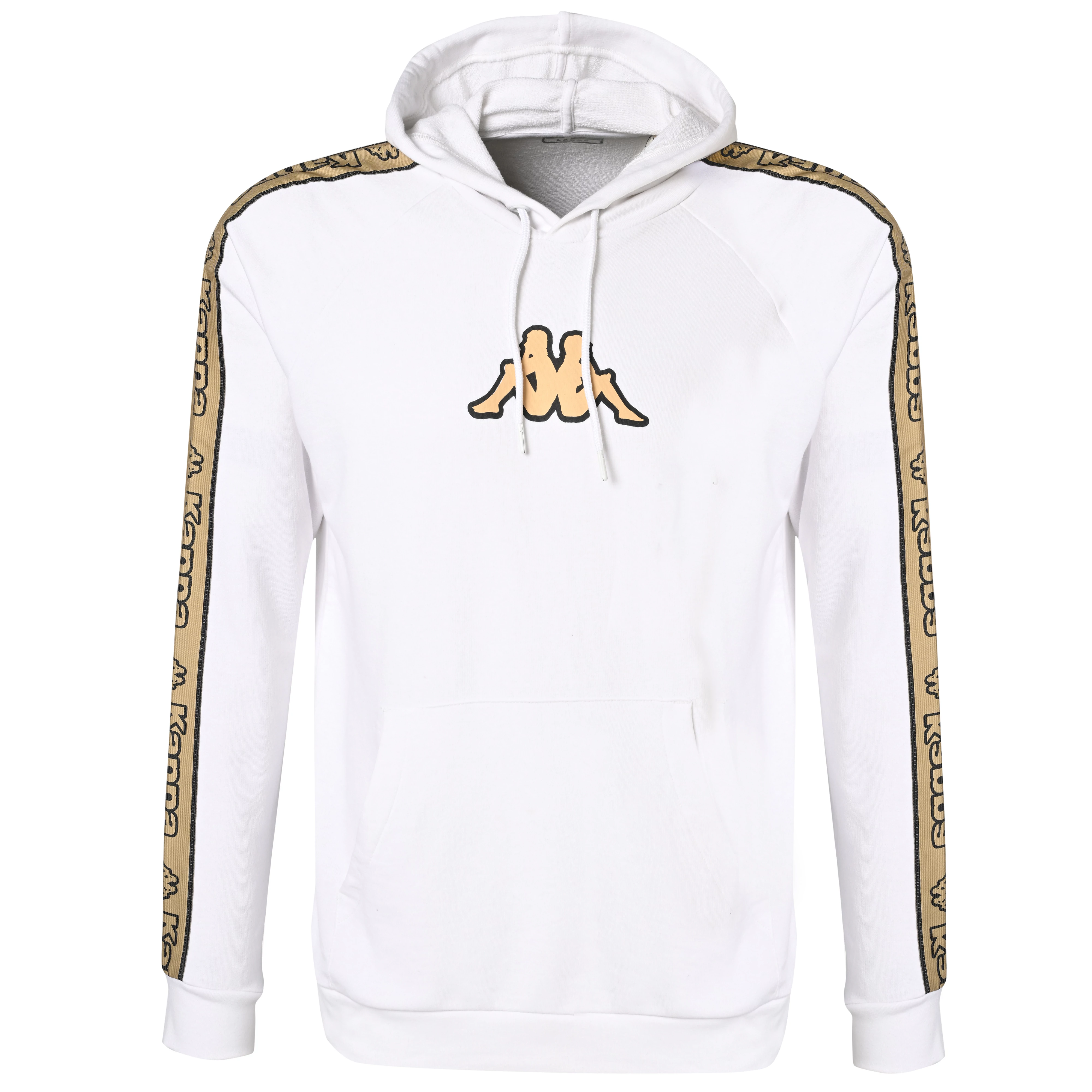 KAPPA Base Berlanga Kapucnis Pulóver fehér