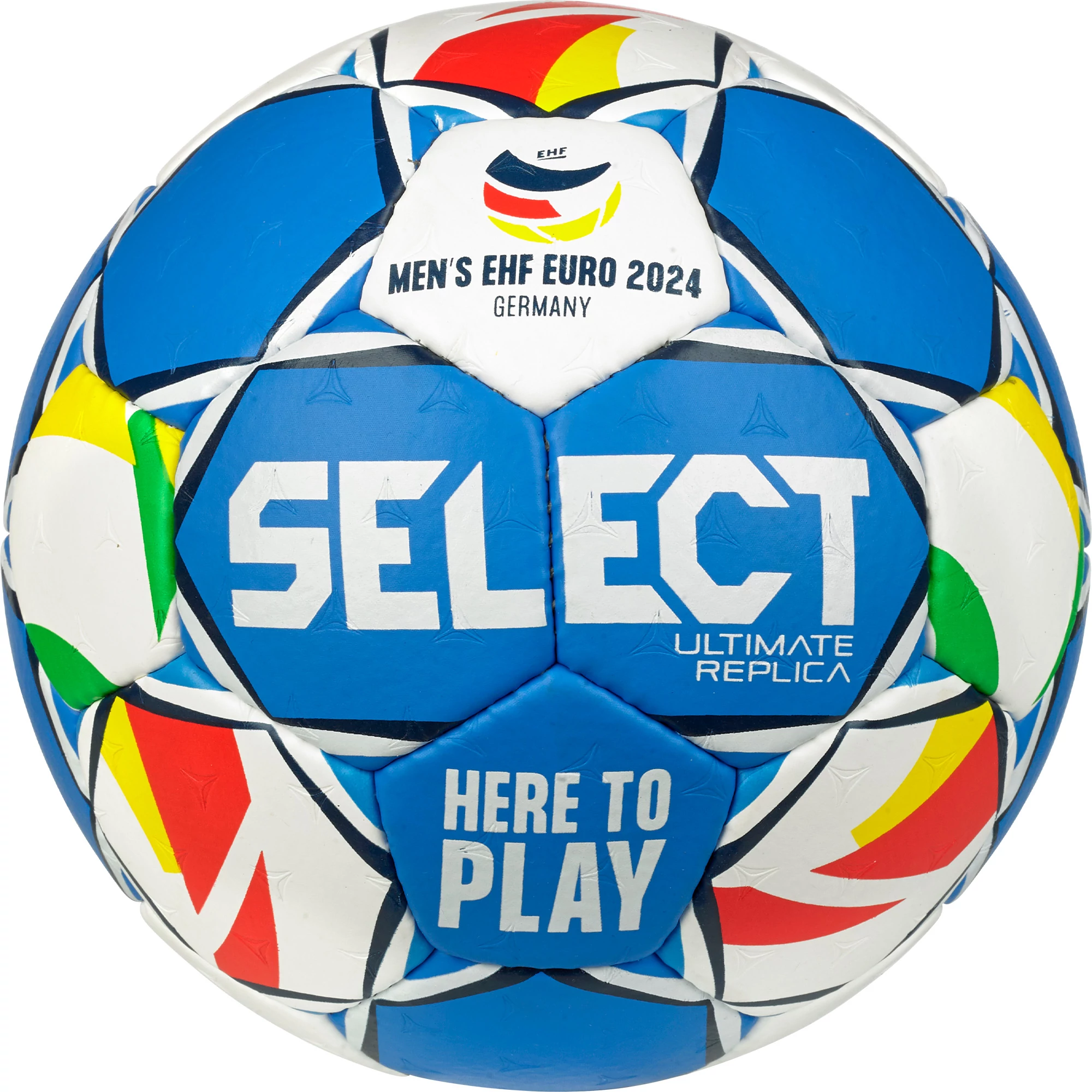 SELECT EHF Euro Férfi V24 Replica Kézilabda fehér/kék