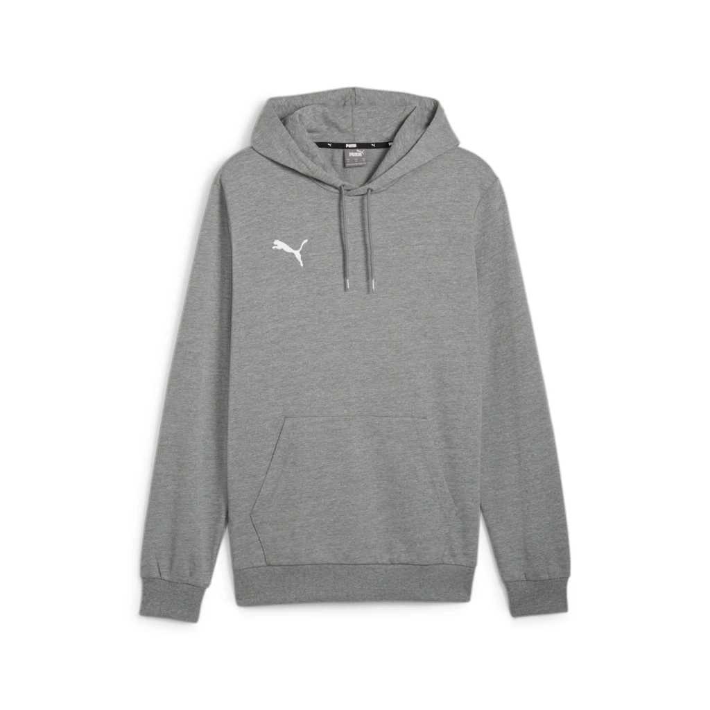 PUMA TeamGOAL Casuals Férfi Kapucnis Pulóver Szürke