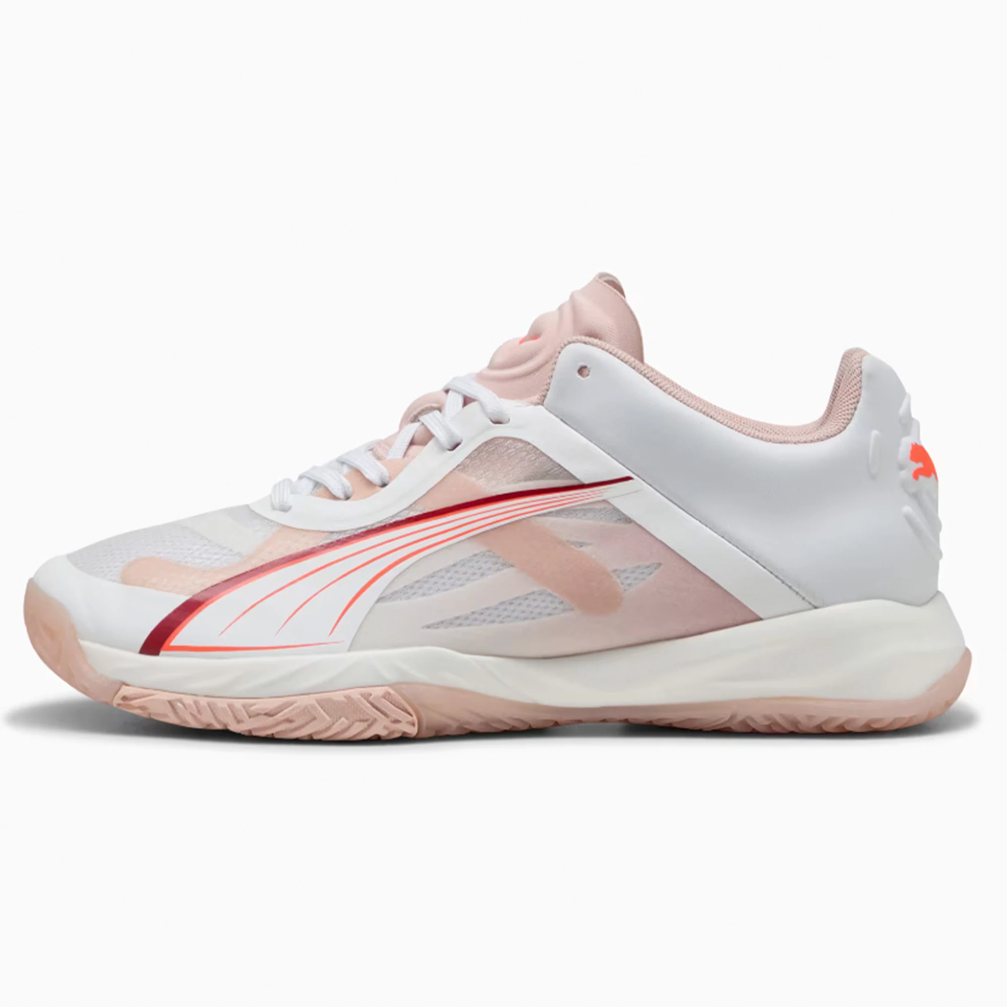 PUMA Accelerate Nitro SQD W+ Kézilabda Teremcipő White-Glowi