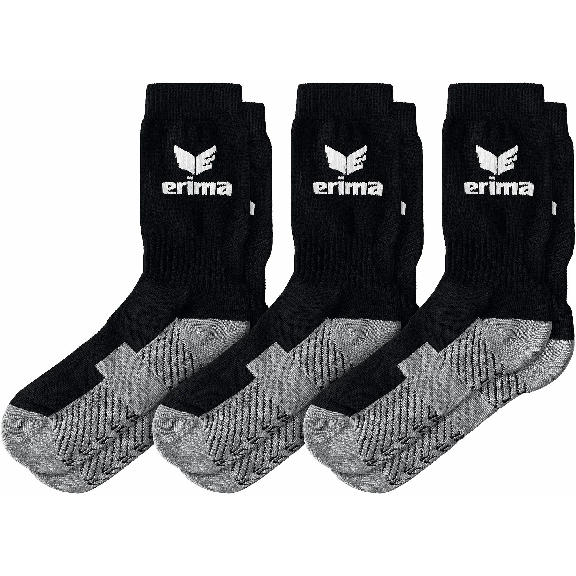 ERIMA Sport Zokni 3 Pár fekete